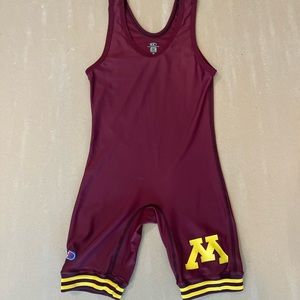 “Small” Cliff Keen Minnesota Gophers Wrestling Singlet 〽️